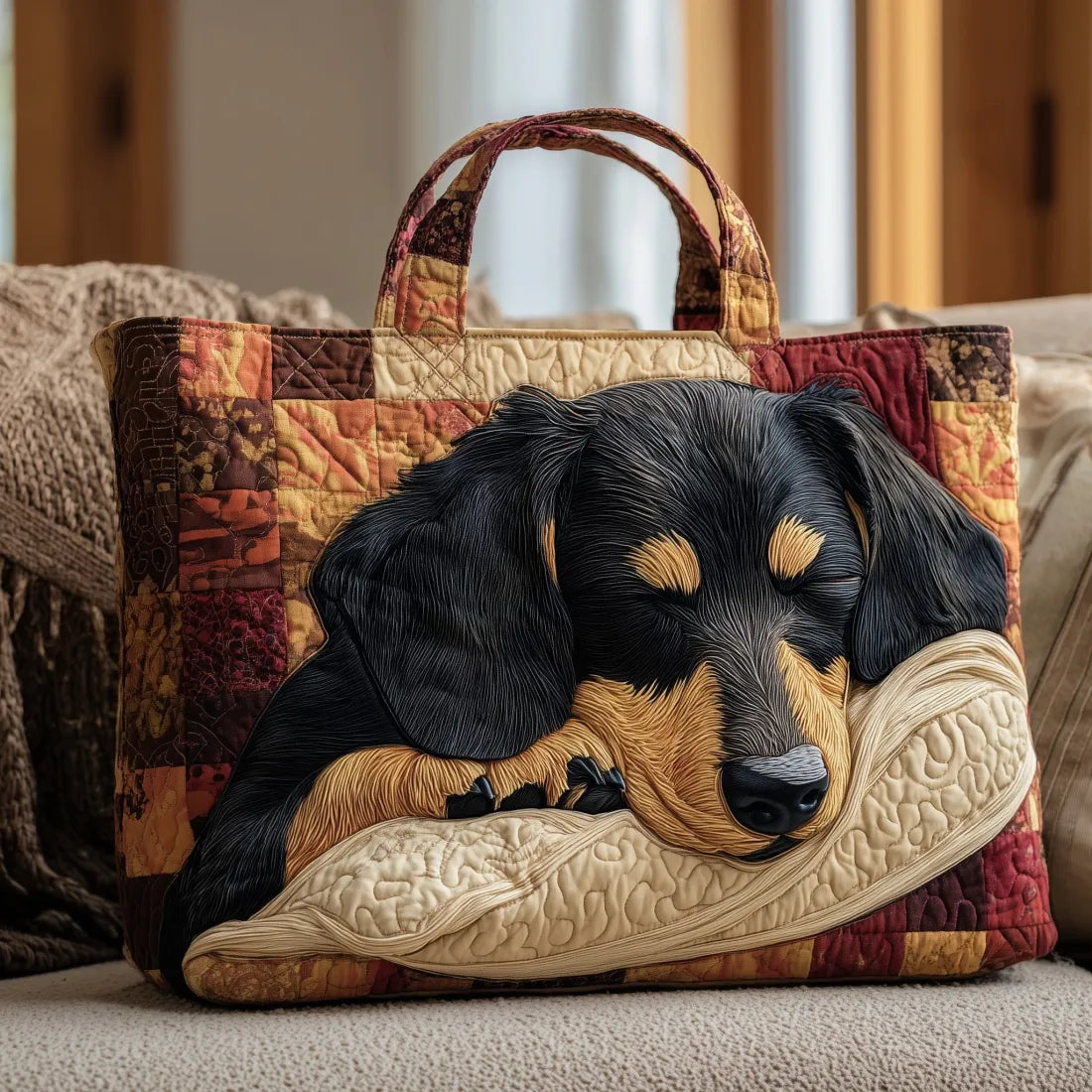 Handmade Dachshund Bag – tote bag | Atelier Tan Singapore