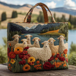 Handmade Sheep Bag at the Lake – tote bag | Atelier Tan Singapore