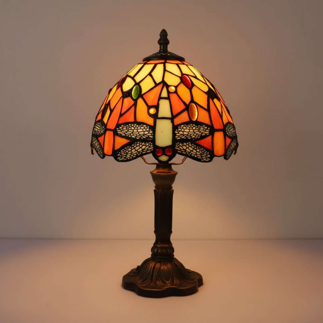 Decorative Table Lamp in Colorful Glass with LED – table lamp | Atelier Tan Singapore