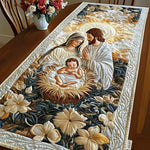Quilted Table Runner - Divine Grace – table runner | Atelier Tan Singapore