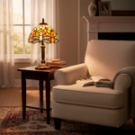 Decorative Table Lamp in Colorful Glass with LED – table lamp | Atelier Tan Singapore