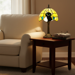 Royal Baroque Table Lamp with Black Cat – table lamp | Atelier Tan Singapore