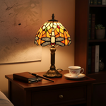 Decorative Table Lamp in Colorful Glass with LED – table lamp | Atelier Tan Singapore