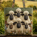 Handmade Bag of Five Sheep – tote bag | Atelier Tan Singapore