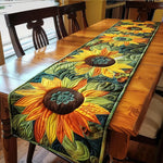 Quilted Table Runner - Sunflower Garden – table runner | Atelier Tan Singapore