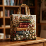 Handmade Quilted Bag with Floral Design – tote bag | Atelier Tan Singapore