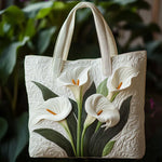 Quilted Shell Bag Handmade White – tote bag | Atelier Tan Singapore