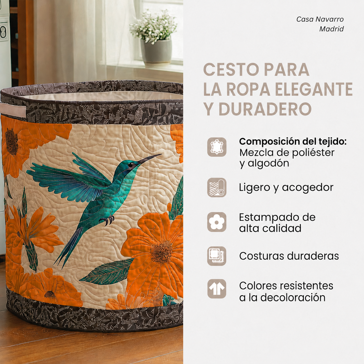 Highlands Charm | Handmade Laundry Basket – laundry basket | Atelier Tan Singapore