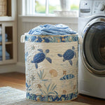 Coastal Calm | Handmade Laundry Basket – laundry basket | Atelier Tan Singapore