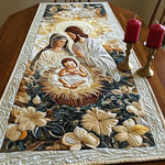 Quilted Table Runner - Divine Grace – table runner | Atelier Tan Singapore