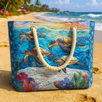 Handmade Beach Bag | Marina Turtle – beach bag | Atelier Tan Singapore