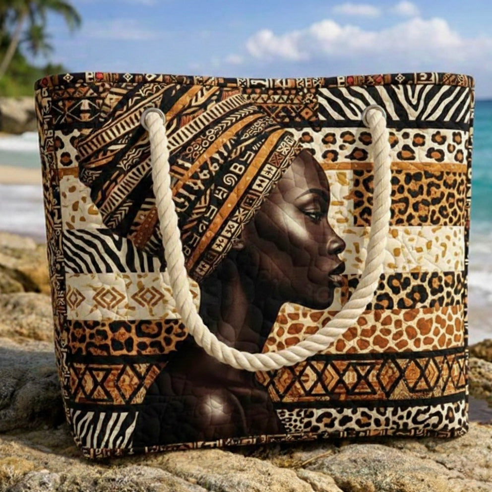 Handmade Beach Bag | Melanin Queen