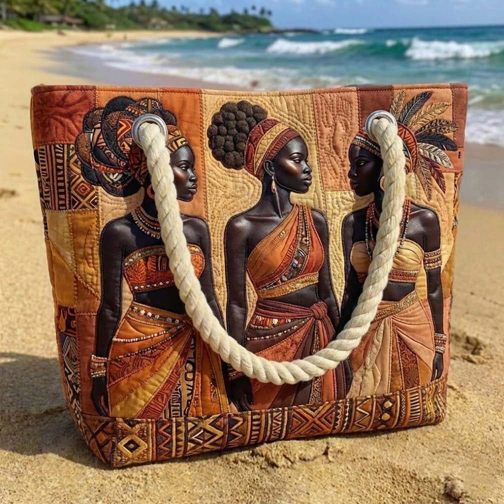 Handmade Beach Bag | Melanin Queens Glow