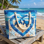 Handmade Beach Bag | Turtle Serenity – beach bag | Atelier Tan Singapore