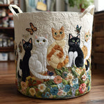 Garden Cats | Handmade Laundry Basket – laundry basket | Atelier Tan Singapore