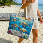 Handmade Beach Bag | Marina Turtle – beach bag | Atelier Tan Singapore