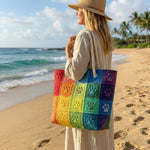 Handmade Beach Bag | Paw Print Patch – beach bag | Atelier Tan Singapore