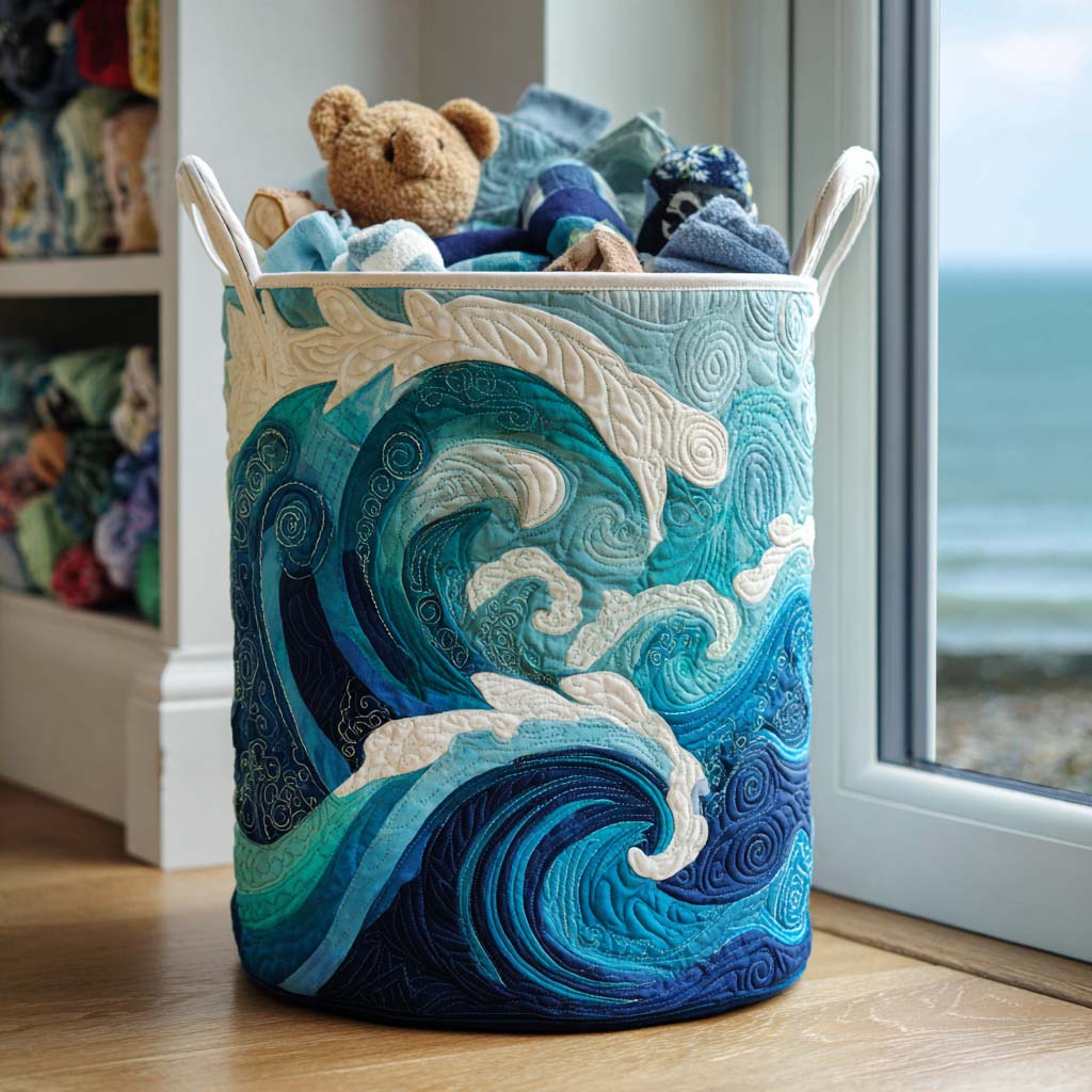 Soft Sea Foam | Handmade Laundry Basket – laundry basket | Atelier Tan Singapore