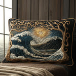 Padded Pillowcase - Ocean Waves – cushion cover | Atelier Tan Singapore
