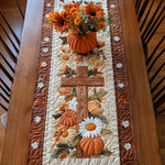 Quilted Table Runner - Abundance of Autumn – table runner | Atelier Tan Singapore