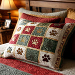 Quilted Pillow Cover - Scarlet Legs – cushion cover | Atelier Tan Singapore