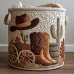 Western Spirit | Handmade Laundry Basket – laundry basket | Atelier Tan Singapore