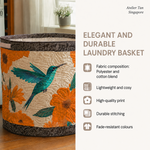 Handmade Laundry Basket | Spring Meadow – laundry basket | Atelier Tan Singapore